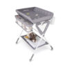 Portable Baby Changing Table with 3-Level Adjustable Height-Gray - Color: Gray