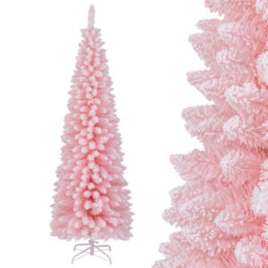 6 FT Artificial Pink Christmas Tree with 460 Branch Tips for Holiday - Color: Pink