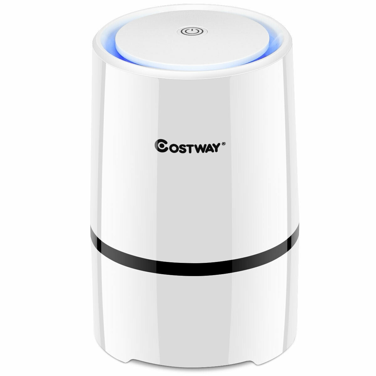 Mini Ionic 3-in-1 Composite HEPA Air Purifier - Color: White