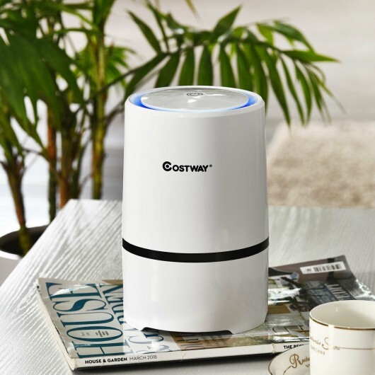 Mini Ionic 3-in-1 Composite HEPA Air Purifier - Color: White - Image 2