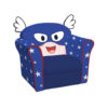 Original Kids Sofa with Armrest and Thick Cushion-Blue - Color: Blue