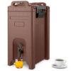 5 Gallon Insulated Beverage Server Dispenser-Coffee - Color: Coffee