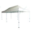 10 x 20 Feet Outdoor Pop-Up Patio Folding Canopy Tent-White - Color: White