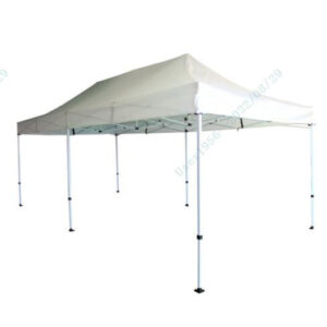 10 x 20 Feet Outdoor Pop-Up Patio Folding Canopy Tent-White - Color: White