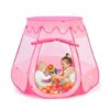 Pink Portable Kid Play House Play Tent with 100 Balls - Color: Pink