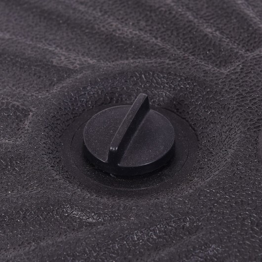 20 Inch Round 23L Water Filled Umbrella Base - Color: Black - Image 4