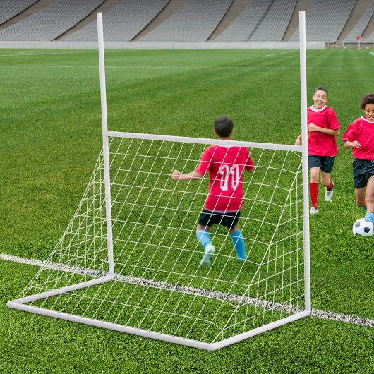 2 in 1 All Weather Football Training Equipment for Park School - Color: White - Image 3