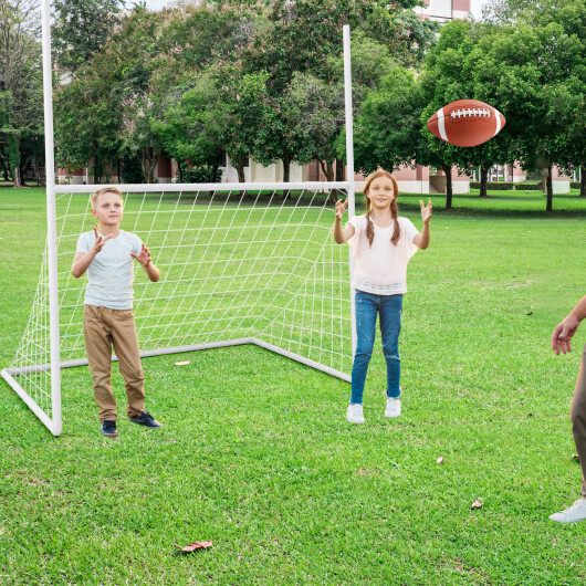 2 in 1 All Weather Football Training Equipment for Park School - Color: White - Image 5