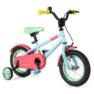Kid's Bike with Adjustable Handlebar and Saddle Pink-12 Inches - Color: Pink - Size: 12 inches