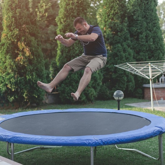 High-Elastic PP Replacement Jumping Mat-15 ft - Color: Black - Size: 15 ft - Image 2