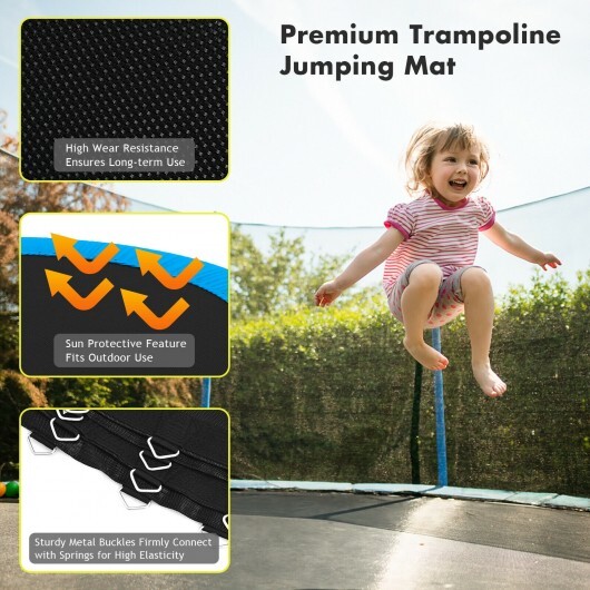 High-Elastic PP Replacement Jumping Mat-15 ft - Color: Black - Size: 15 ft - Image 3