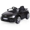 12V Kids Electric Ride on Car with Remote Control and Music Function-Black - Color: Black